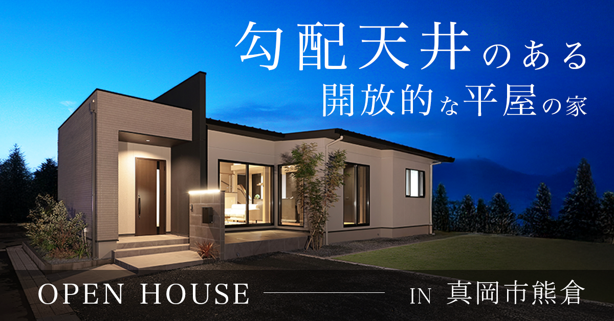 【真岡市】勾配天井のある開放的な平屋(※完全予約制) 写真